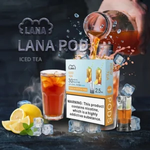 LANA 煙彈冰紅茶口味|2.5ml*3入 · 適配一代通用主機 - 台灣現貨 - 買十盒送一盒