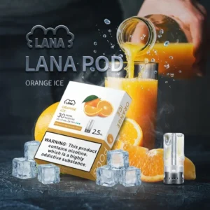 LANA 煙彈橙冰口味- 清爽果香 · 可通用RELX、SP2S一代主機 - 買十盒送一盒