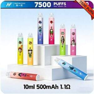 鬼滅之刃 x INF無限一次性拋棄式電子煙 7500口 · 20款口味 · 台灣現貨
